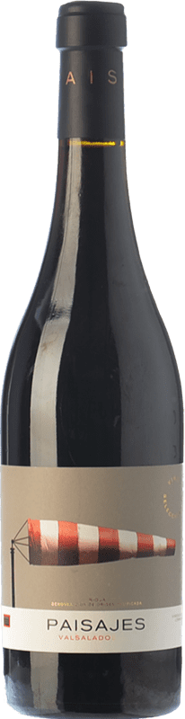 18,95 € Free Shipping | Red wine Paisajes Valsalado Crianza D.O.Ca. Rioja The Rioja Spain Tempranillo, Grenache, Graciano, Mazuelo Bottle 75 cl