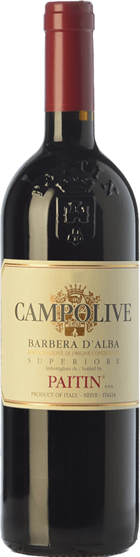 29,95 € | Red wine Paitin Campolive D.O.C. Barbera d'Alba Piemonte Italy Barbera Bottle 75 cl