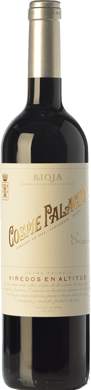 14,95 € Free Shipping | Red wine Palacio Cosme Crianza D.O.Ca. Rioja The Rioja Spain Tempranillo Bottle 75 cl