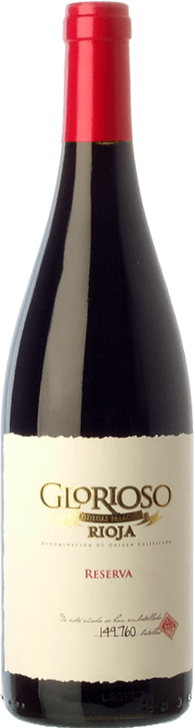 Бесплатная доставка | Красное вино Palacio Glorioso Резерв D.O.Ca. Rioja Ла-Риоха Испания Tempranillo 75 cl