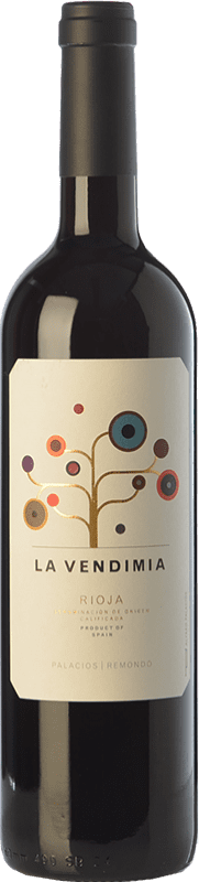 9,95 € | Vin rouge Palacios Remondo La Vendimia Jeune D.O.Ca. Rioja La Rioja Espagne Tempranillo, Grenache 75 cl