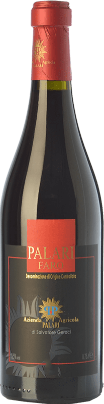 58,95 € Free Shipping | Red wine Palari D.O.C. Faro Sicily Italy Nerello Mascalese, Nerello Cappuccio, Nocera, Calabrese Bottle 75 cl