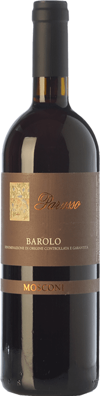 155,95 € Spedizione Gratuita | Vino rosso Parusso Mosconi D.O.C.G. Barolo