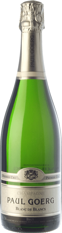 Envío gratis | Espumoso blanco Paul Goerg Blanc de Blancs Gran Reserva A.O.C. Champagne Champagne Francia Chardonnay 75 cl