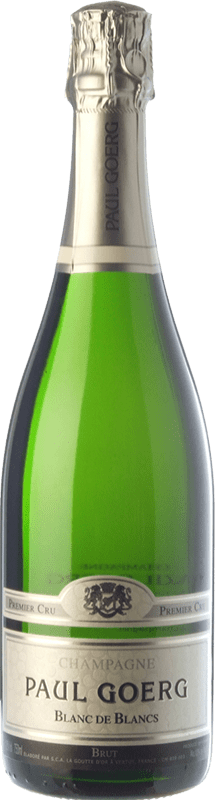 Free Shipping | White sparkling Paul Goerg Blanc de Blancs Grand Reserve A.O.C. Champagne Champagne France Chardonnay 75 cl