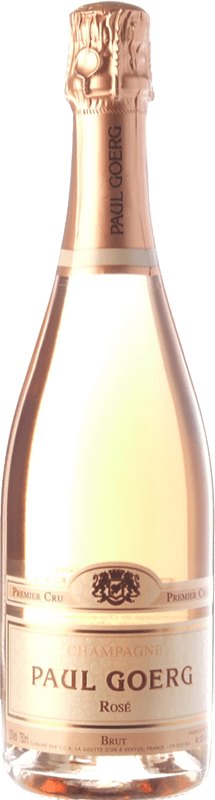 Envio grátis | Espumante rosé Paul Goerg Rosé Grande Reserva A.O.C. Champagne Champagne França Pinot Preto, Chardonnay 75 cl