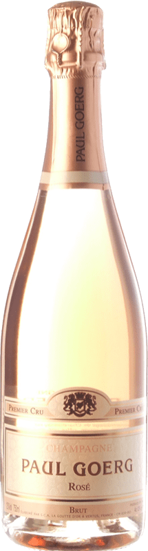 Free Shipping | Rosé sparkling Paul Goerg Rosé Grand Reserve A.O.C. Champagne Champagne France Pinot Black, Chardonnay 75 cl