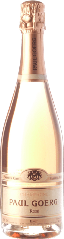 Envoi gratuit | Vin Mousseux Rosé Paul Goerg Rosé Grande Réserve A.O.C. Champagne Champagne France Pinot Noir, Chardonnay 75 cl