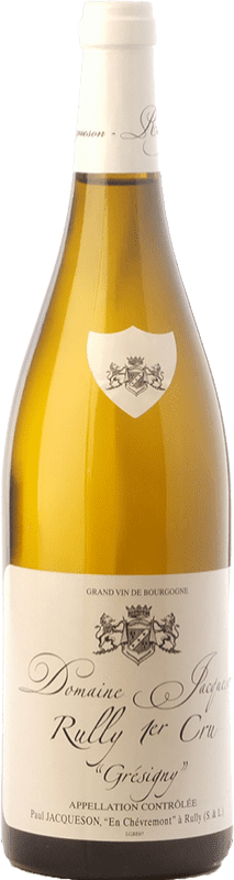 Free Shipping | White wine Paul Jacqueson Rully Premier Cru Grésigny Aged A.O.C. Rully Burgundy France Chardonnay 75 cl