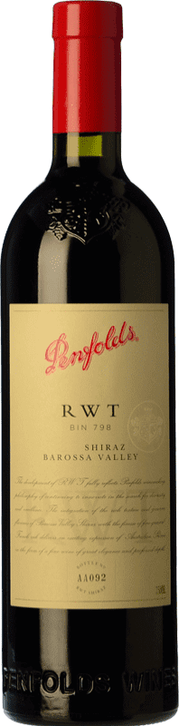 Kostenloser Versand | Rotwein Penfolds RWT Shiraz Crianza — Kurze Fassreifung I.G. Southern Australia Südaustralien Australien Syrah 75 cl