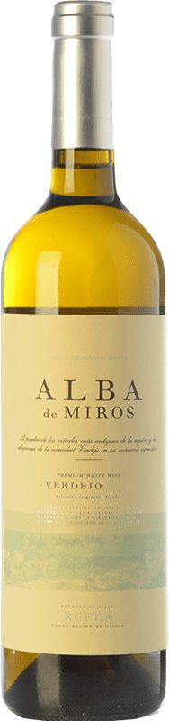 11,95 € Free Shipping | White wine Peñafiel Alba de Miros D.O. Rueda Castilla y León Spain Verdejo Bottle 75 cl