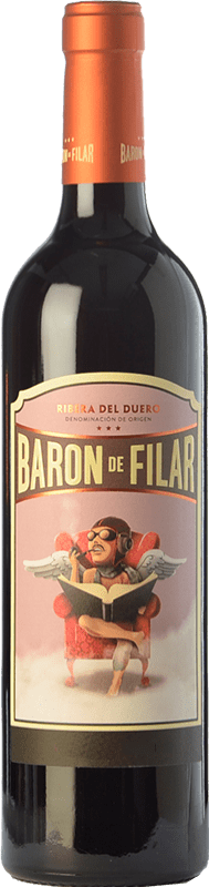 19,95 € Бесплатная доставка | Красное вино Peñafiel Barón de Filar старения D.O. Ribera del Duero