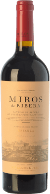Бесплатная доставка | Красное вино Peñafiel Miros Crianza — Крианса D.O. Ribera del Duero Кастилия-Леон Испания Tempranillo — Темпранильо 75 cl
