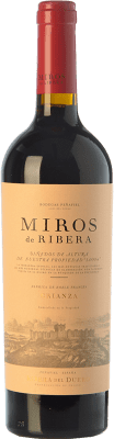 Бесплатная доставка | Красное вино Peñafiel Miros старения D.O. Ribera del Duero Кастилия-Леон Испания Tempranillo 75 cl