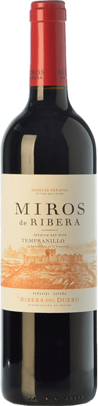 7,95 € Free Shipping | Red wine Peñafiel Miros Cosecha Joven D.O. Ribera del Duero Castilla y León Spain Tempranillo Bottle 75 cl