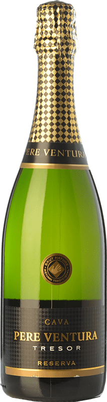 19,95 € Бесплатная доставка | Белое игристое Pere Ventura Tresor Природа Брута D.O. Cava