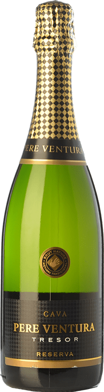 29,95 € | 白スパークリングワイン Pere Ventura Tresor ブルットの自然 D.O. Cava カタロニア スペイン Macabeo, Xarel·lo, Parellada 75 cl