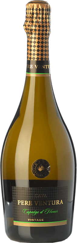 18,95 € Envoi gratuit | Vin Mousseux Blanc Pere Ventura Cupatge d'Honor Réserve D.O. Cava