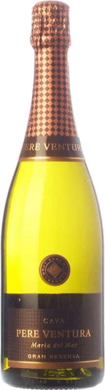 24,95 € | Blanc mousseux Pere Ventura Cuvée Maria del Mar Grande Réserve D.O. Cava Catalogne Espagne Xarel·lo, Chardonnay 75 cl