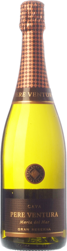 21,95 € Kostenloser Versand | Weißer Sekt Pere Ventura Maria del Mar Cuvée Große Reserve — Lange Reifung D.O. Cava