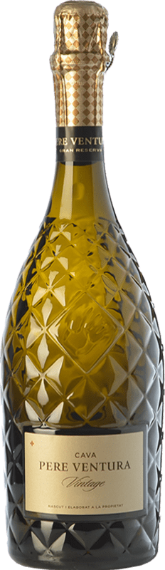 42,95 € | 白起泡酒 Pere Ventura Vintage 大储备 D.O. Cava 加泰罗尼亚 西班牙 Xarel·lo, Chardonnay 75 cl