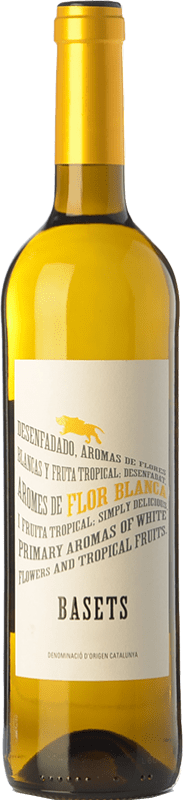 Бесплатная доставка | Белое вино Pere Ventura Basets Blanc Молодой D.O. Catalunya Каталония Испания Muscat, Macabeo 75 cl