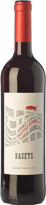 5,95 € | Red wine Pere Ventura Basets Negre Young D.O. Catalunya Catalonia Spain Merlot, Cabernet Sauvignon 75 cl