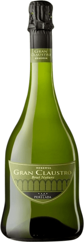 送料無料 | 白スパークリングワイン Perelada Gran Claustro ブルットの自然 予約 D.O. Cava カタロニア スペイン Pinot Black, Chardonnay, Parellada 75 cl