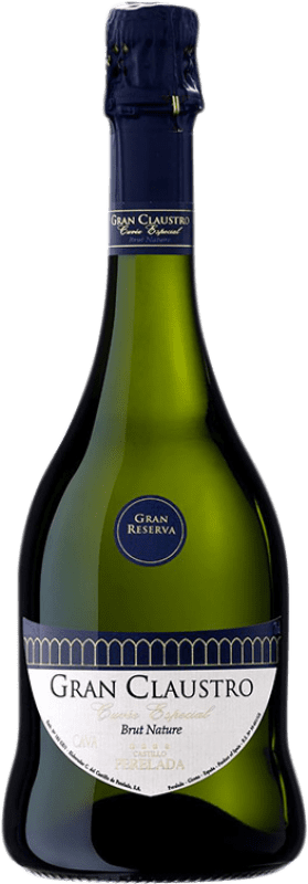 31,95 € 送料無料 | 白スパークリングワイン Perelada Gran Claustro Cuvée Especial ブルットの自然 グランド・リザーブ D.O. Cava