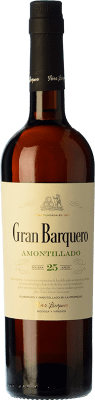 Бесплатная доставка | Креплёное вино Pérez Barquero Gran Barquero Amontillado D.O. Montilla-Moriles Андалусия Испания Pedro Ximénez 75 cl