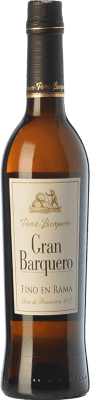 Kostenloser Versand | Verstärkter Wein Pérez Barquero Gran Barquero Fino en Rama Primavera D.O. Montilla-Moriles Andalusien Spanien Pedro Ximénez Medium Flasche 50 cl