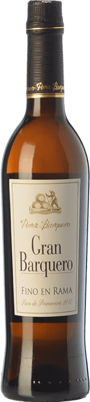 16,95 € Бесплатная доставка | Крепленое вино Pérez Barquero Gran Barquero Fino en Rama Primavera D.O. Montilla-Moriles бутылка Medium 50 cl