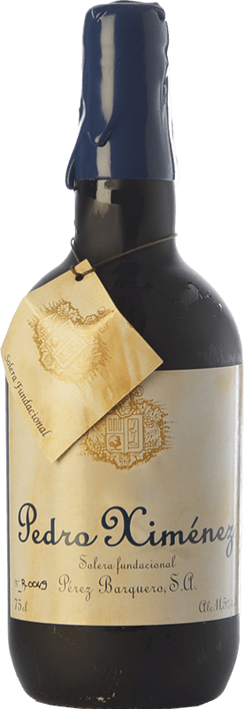 374,95 € 免费送货 | 甜葡萄酒 Pérez Barquero 1905 Lote B PX Solera — 雪利酒系统 D.O. Montilla-Moriles