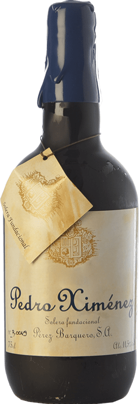 免费送货 | 甜酒 Pérez Barquero Solera 1905 PX Lote B D.O. Montilla-Moriles 安达卢西亚 西班牙 Pedro Ximénez 75 cl