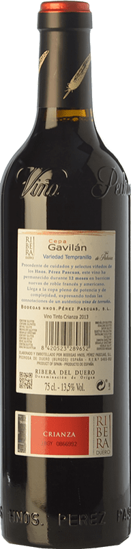 12,95 € | Red wine Pérez Pascuas Cepa Gavilán Crianza D.O. Ribera del Duero Castilla y León Spain Tempranillo Bottle 75 cl