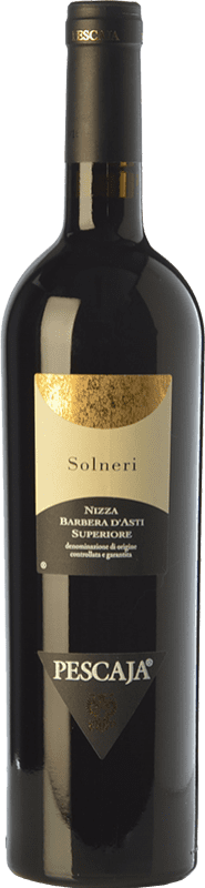 Envio grátis | Vinho Tinto Pescaja Solneri Superior D.O.C. Barbera d'Asti Piemonte Itália Barbera 75 cl