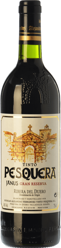 115,95 € Бесплатная доставка | Красное вино Pesquera Janus Гранд Резерв D.O. Ribera del Duero