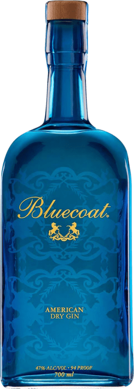 Бесплатная доставка | Джин Philadelphia Bluecoat American Dry Gin Соединенные Штаты 70 cl