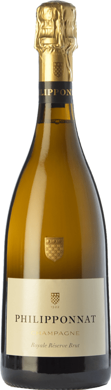 Free Shipping | White sparkling Philipponnat Royale Réserve Brut Reserve A.O.C. Champagne Champagne France Pinot Black, Chardonnay, Pinot Meunier 75 cl