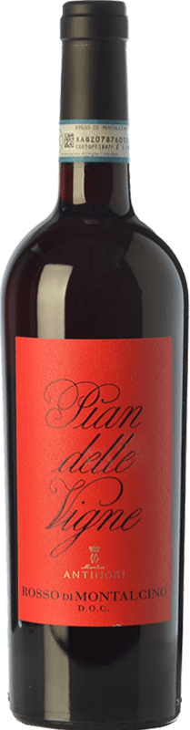 18,95 € Free Shipping | Red wine Pian delle Vigne D.O.C. Rosso di Montalcino Tuscany Italy Sangiovese Bottle 75 cl