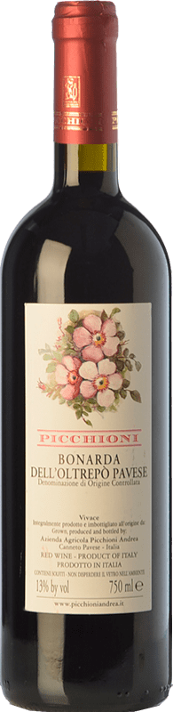 8,95 € | Red wine Picchioni Bonarda Vivace D.O.C. Oltrepò Pavese Lombardia Italy Croatina Bottle 75 cl
