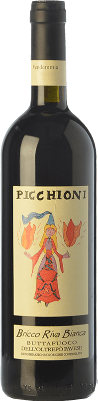 29,95 € | Красное вино Picchioni Buttafuoco Bricco Riva Bianca D.O.C. Oltrepò Pavese Ломбардии Италия Barbera, Croatina, Vespolina Органический 75 cl