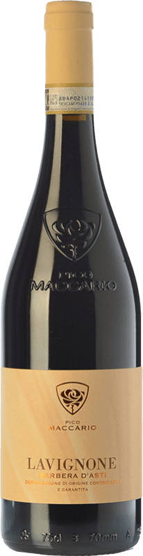 19,95 € Free Shipping | Red wine Pico Maccario Lavignone D.O.C. Barbera d'Asti Piemonte Italy Barbera Bottle 75 cl