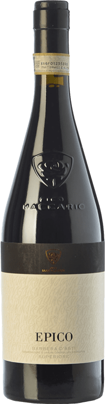 42,95 € | Красное вино Pico Maccario Superiore Epico D.O.C. Barbera d'Asti Пьемонте Италия Barbera 75 cl