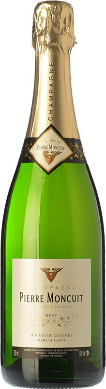 Free Shipping | White sparkling Pierre Moncuit Blanc de Blancs Hugues de Coulmet A.O.C. Champagne Champagne France Chardonnay 75 cl