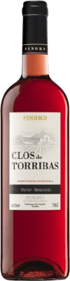 免费送货 | 玫瑰酒 Pinord Clos de Torribas Rosat D.O. Penedès 加泰罗尼亚 西班牙 Tempranillo, Merlot, Cabernet Sauvignon 75 cl