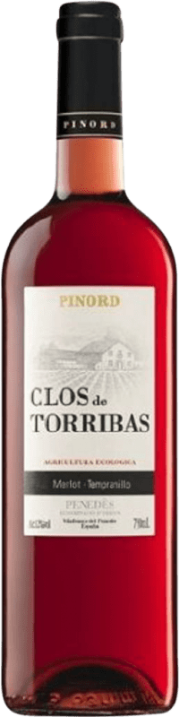 7,95 € | Vino rosato Pinord Clos de Torribas Rosat D.O. Penedès Catalogna Spagna Tempranillo, Merlot, Cabernet Sauvignon Biologico 75 cl