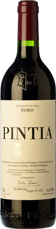 182,95 € 免费送货 | 红酒 Pintia 岁 D.O. Toro 瓶子 Magnum 1,5 L