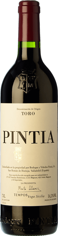 186,95 € Kostenloser Versand | Rotwein Pintia Alterung D.O. Toro Magnum-Flasche 1,5 L