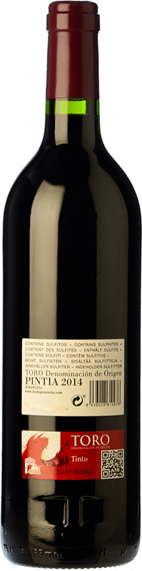 173,95 € Free Shipping | Red wine Pintia Crianza D.O. Toro Castilla y León Spain Tinta de Toro Magnum Bottle 1,5 L